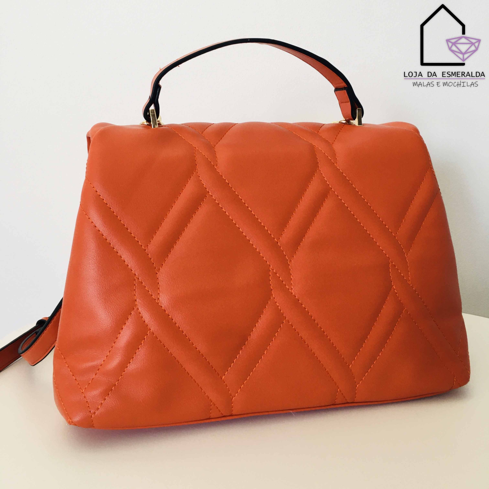 Mala Acolchoada com Corrente - C32xL12xA22CM