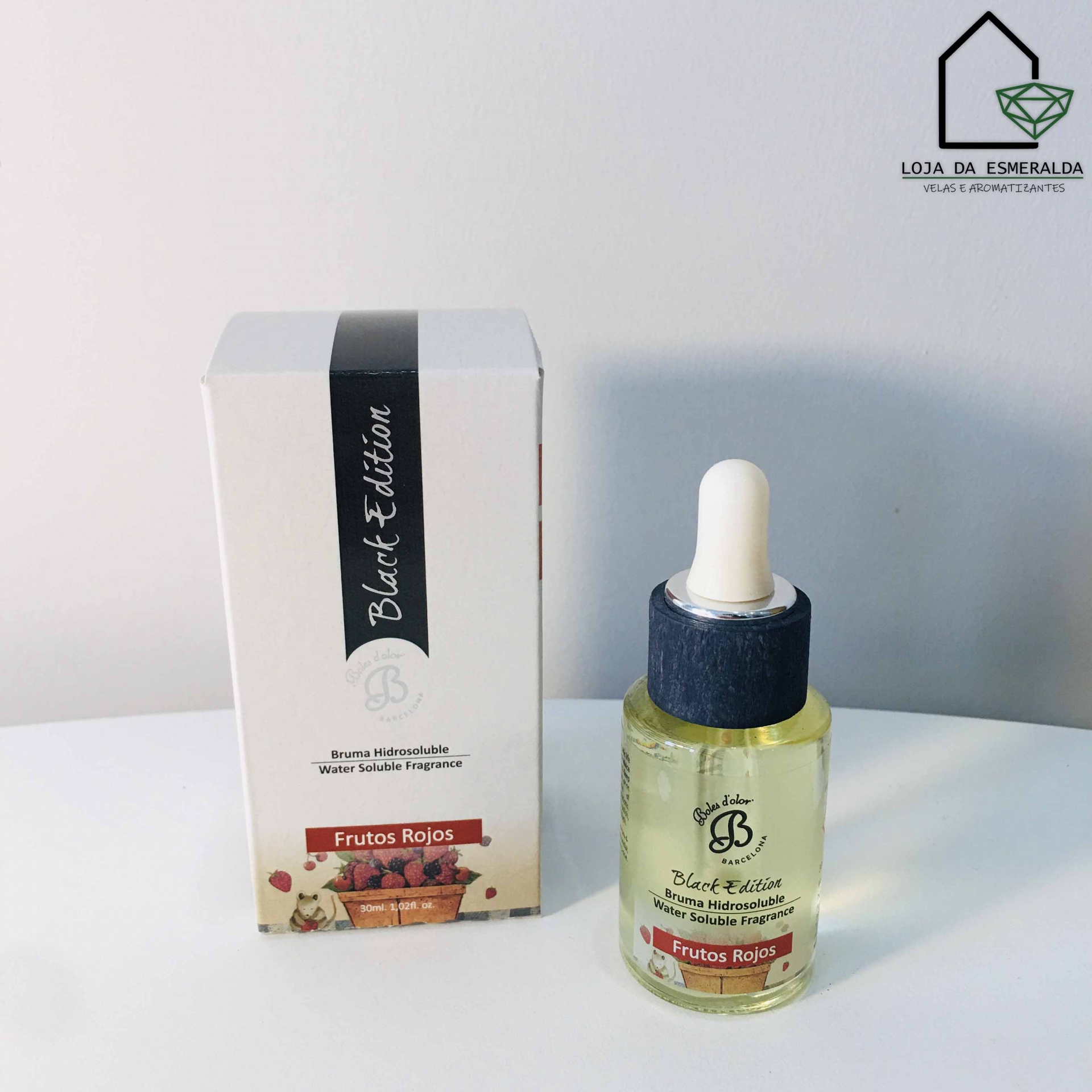Óleo Hidrosolúvel  30ml Black Edition | Boles D'Olor | Frutos Vermelhos