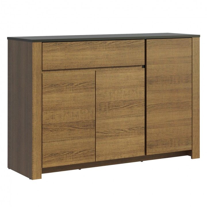 Aparador Nogueira |  (3 Portas + 1 Gaveta)