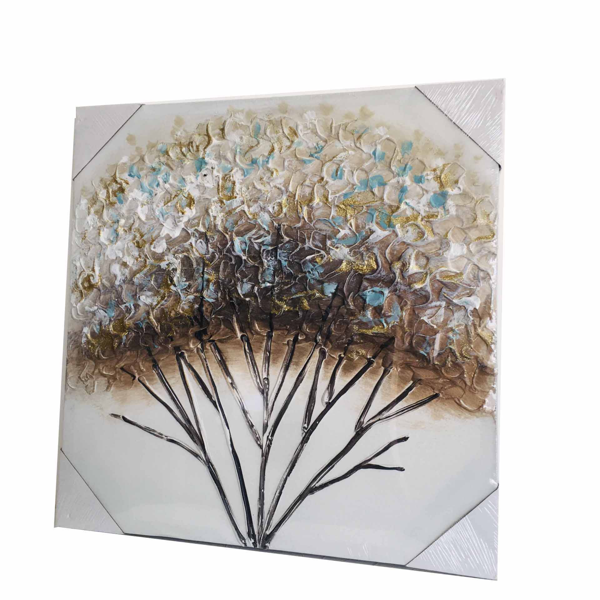 Tela em Aguarela Multicor | 50x50 CM