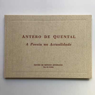 Antero de Quental: a poesia na actualidade