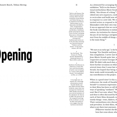 Tell It to the Stones Encounters with the Films of Danièle Huillet and Jean-Marie Straub