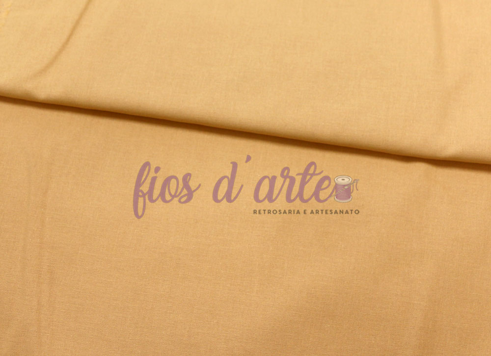 Tecido liso (100% algodão) - cor da pele