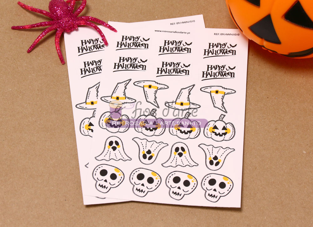 Etiqueta adesiva Halloween #10 (Fios d'arte) Etiqueta adesiva Halloween #10 (Fios d'arte)