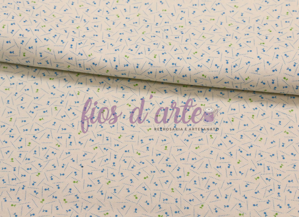 Tecido Shirting Favorites (Henry Glass) - Verde/azul