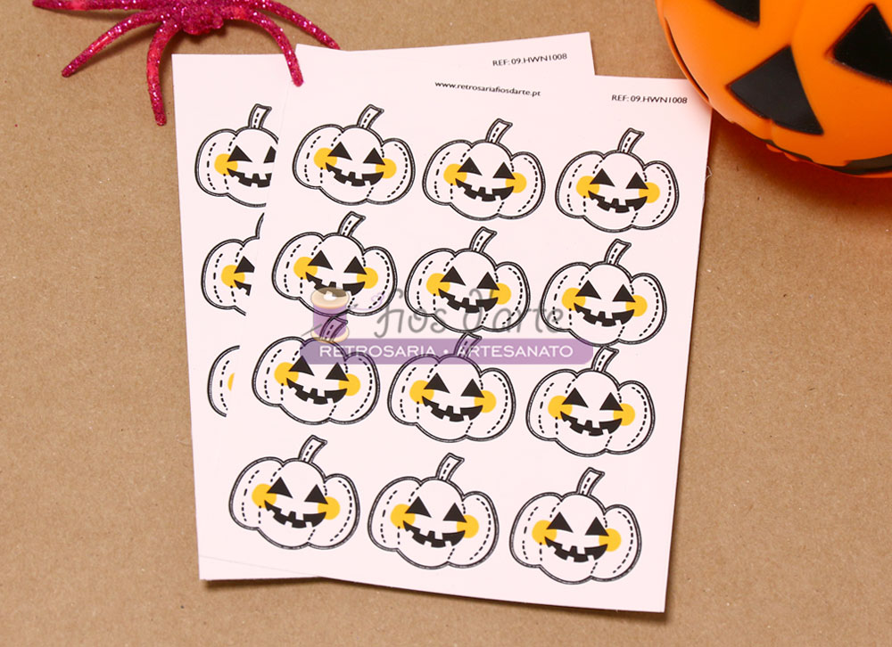 Etiqueta adesiva Halloween #08 (Fios d'arte) Etiqueta adesiva Halloween #08 (Fios d'arte)
