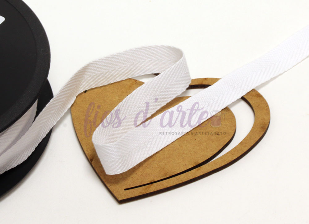Fita Nastro Branco (15mm) Fita Nastro Branco (15mm)