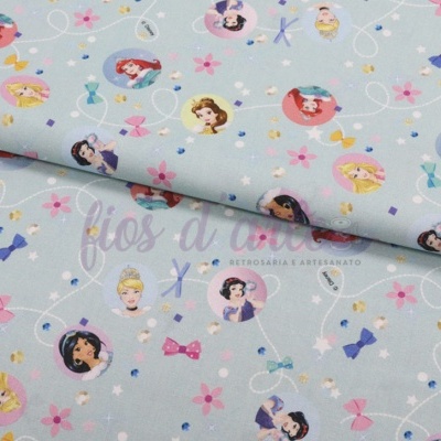Tecido Princesas da Disney