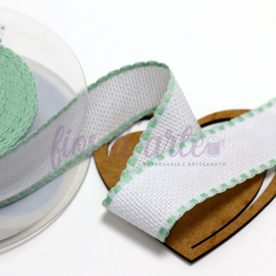 Fita em quadrilé para bordar ponto cruz (30mm)