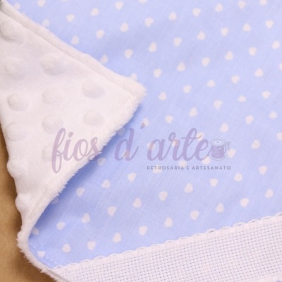 Doudou/ Naninha Orelhinhas para bordar ponto cruz #05 (Fios d'arte)