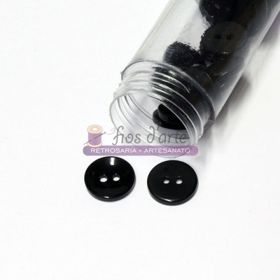 Botão redondo 2 furos (14mm)