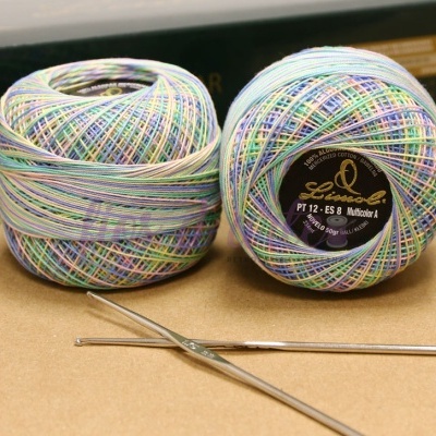 Linha Crochet nº 12 (Limol) - cores matizadas/ multicolor