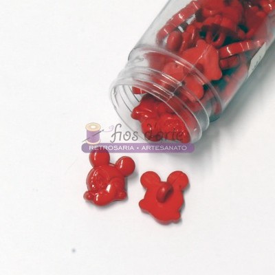 Botão Ratinho com pé (15x12mm)