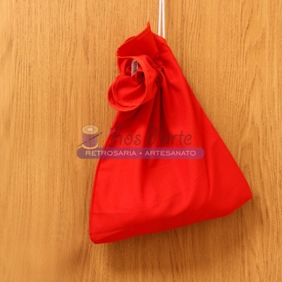 Saco de pão com cordão (45x37cms)