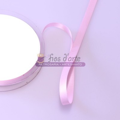 Fita cetim lisa dupla face (8mm)