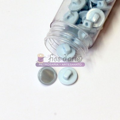 Botão redondo com pé e com brilho (12mm)