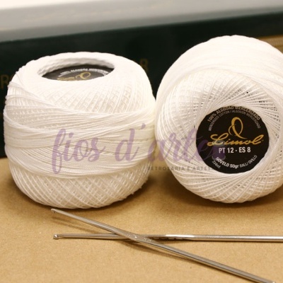 Linha Crochet nº 12 (Limol) - cores lisas