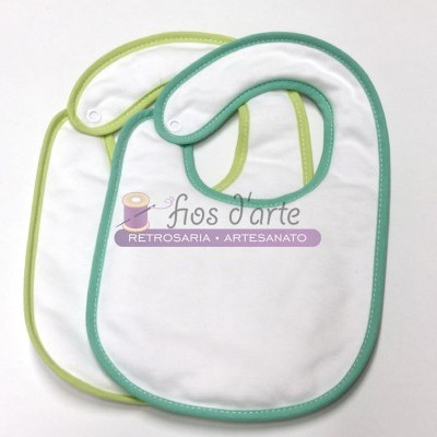 Babete com mola para pintar/bordar