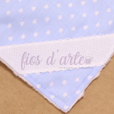 Doudou/ Naninha Orelhinhas para bordar ponto cruz #05 (Fios d'arte)