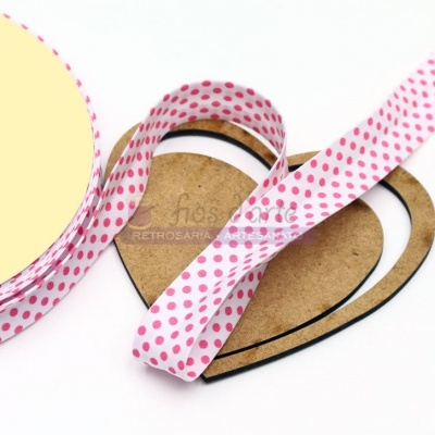 Fita viés estampada Pintinhas (18mm)