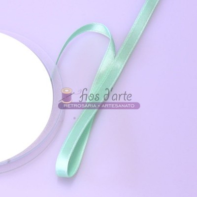 Fita cetim lisa dupla face (8mm)