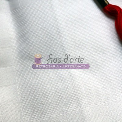 Fralda dupla para bordar ponto cruz (FIIL) - quadrado