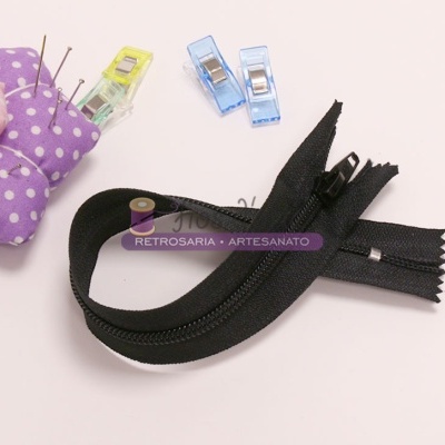 Fecho de correr malha 5mm (25cms)