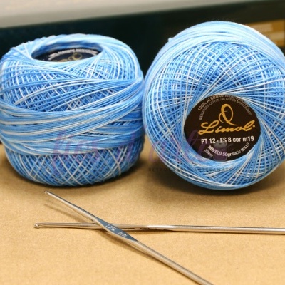 Linha Crochet nº 12 (Limol) - cores matizadas/ multicolor