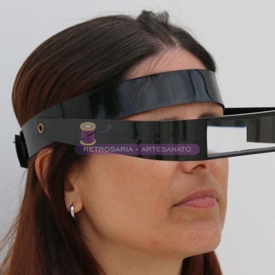 Lupa com suporte de cabeça