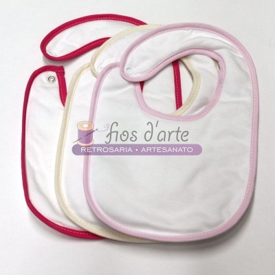 Babete com mola para pintar/bordar