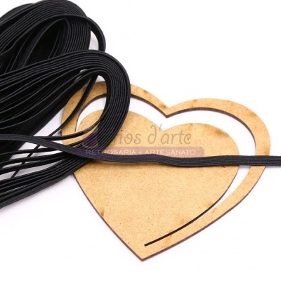 Elástico achatado (6mm) - força mediana