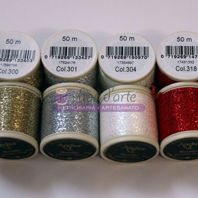 Linha para bordar Metallic (Anchor)