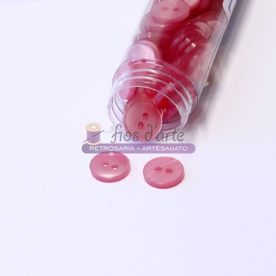 Botão redondo 2 furos (14mm)