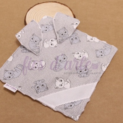 Doudou/ Naninha Orelhinhas para bordar ponto cruz #04 (Fios d'arte)