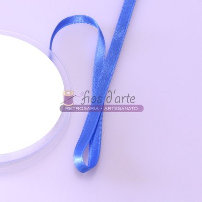 Fita cetim lisa dupla face (8mm)