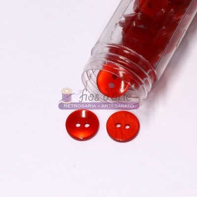 Botão redondo 2 furos (14mm)