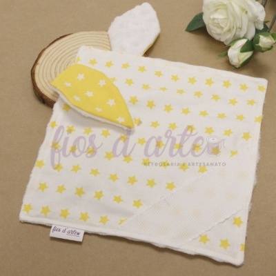 Doudou/ Naninha Orelhinhas para bordar ponto cruz #13 (Fios d'arte)