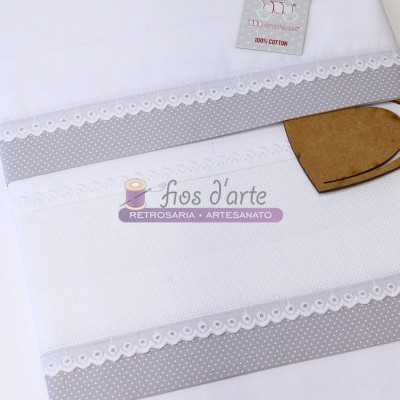 Jogo de cama Pintinhas para bebé para bordar ponto cruz Jogo de cama Pintinhas para bebé para bordar ponto cruz