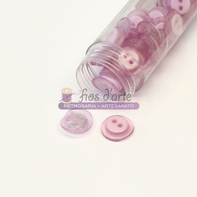 Botão Redondo Brilhante (12mm)