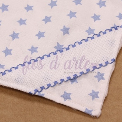 Doudou/ Naninha Orelhinhas para bordar ponto cruz #09 (Fios d'arte)