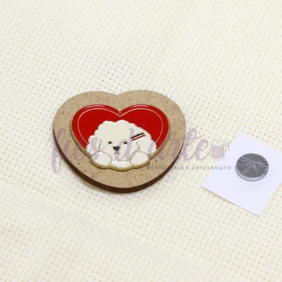 Suporte magnético para agulhas - Cãozinho