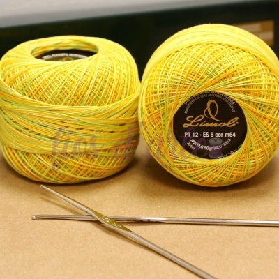 Linha Crochet nº 12 (Limol) - cores matizadas/ multicolor