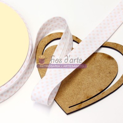 Fita viés estampada Pintinhas (18mm)