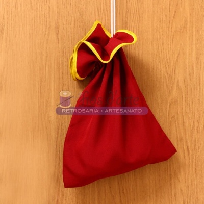 Saco de pão com cordão (45x37cms)
