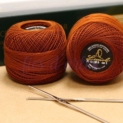 Linha Crochet nº 12 (Limol) - cores lisas