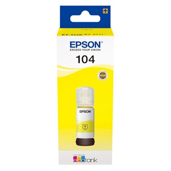 Tinteiro Epson Ecotank 104  70ml Amarelo