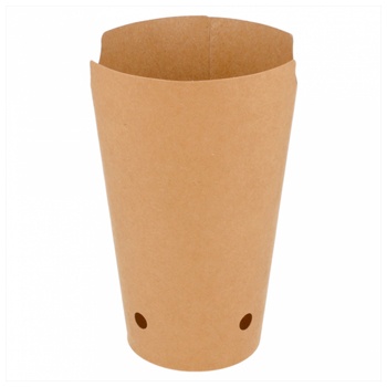 Caixa Cartolina 8.5x14cm Kraft Batatas Fritas 480ml 50un