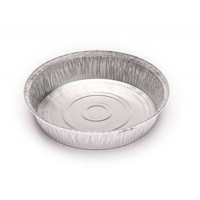 Embalagem Alumínio Redonda Baixa P1025 Com Tampa Incluída Pack 100un