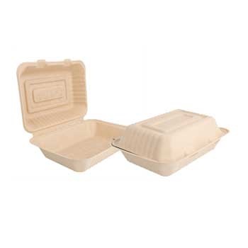 Embalagem Alimentar Bionic Cor Natural 16,5x22,5x6,4cm 1000ml 50un
