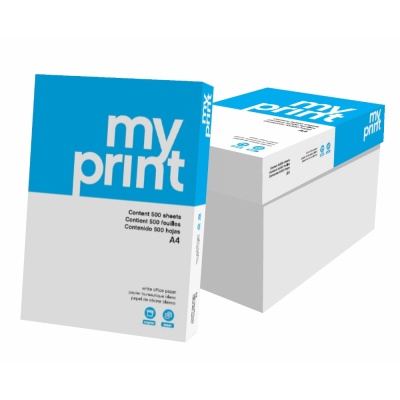 20 Caixas Papel Fotocopia A4 My Print 5x500Fls - (13,99€/Caixa)